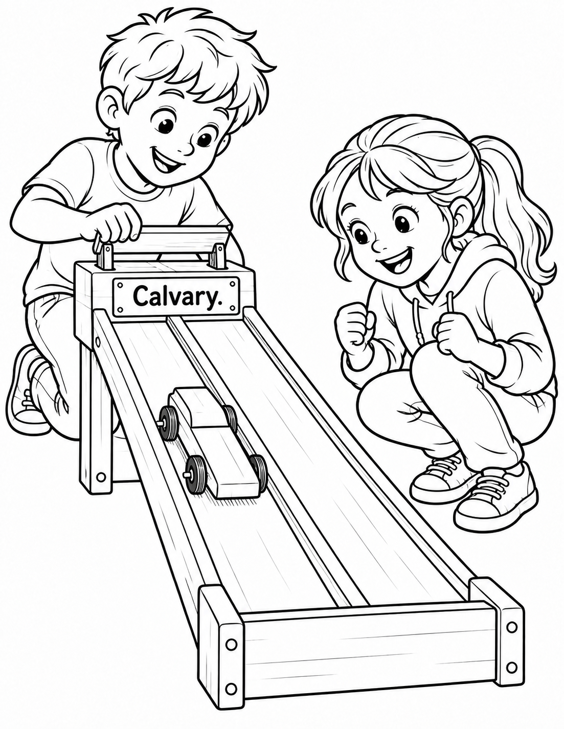 No transformation; a verified Cadets activity provides the literal playful event.
