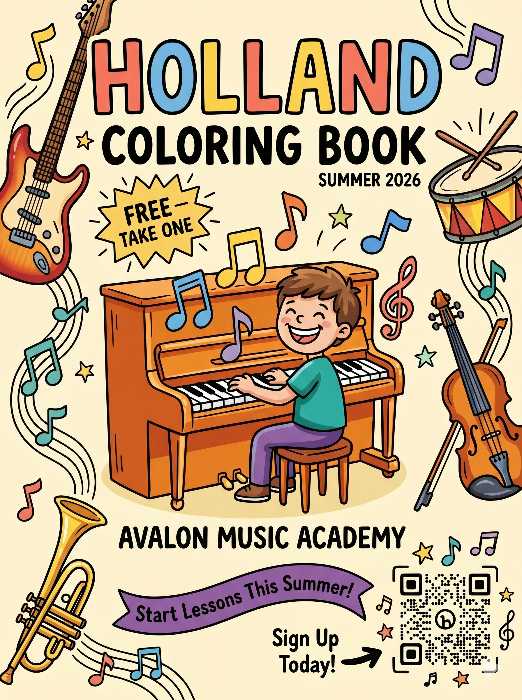 Holland Hometown Coloring Book cover