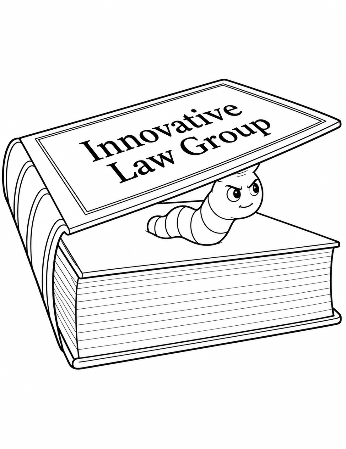 A determined little bookworm lifts the front cover of a thick law book with the top of its head.
